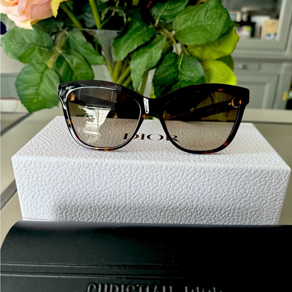 Christian Dior Sunglasses 30MontaigneMini-Bi CD400171 52F Havana/Brown Gradient